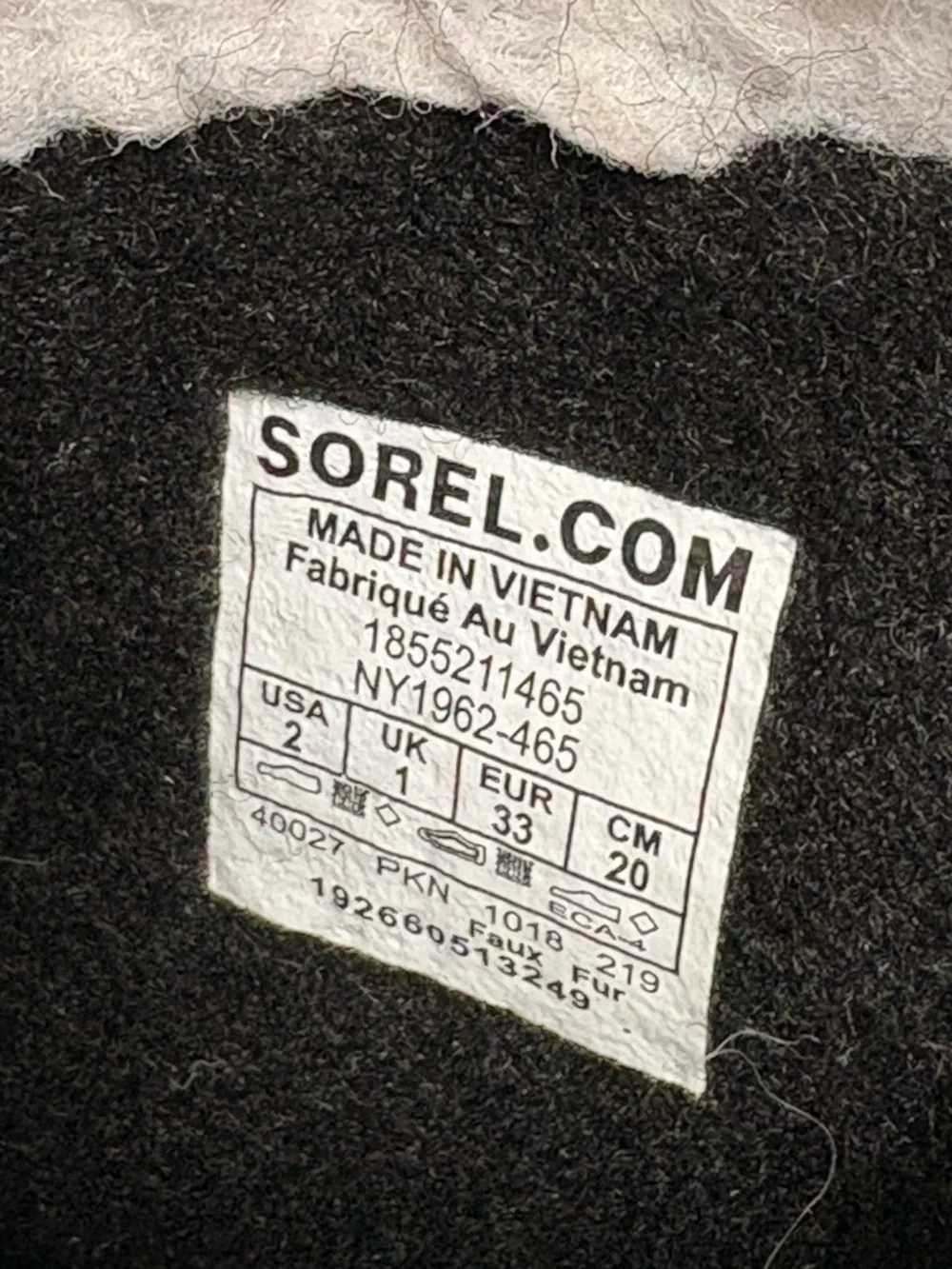 Sorel warm kids